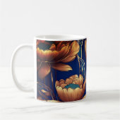Goldene Blume Kaffeetasse (Links)