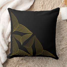 Goldene Blume Kissen