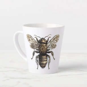 Goldene Blume Milchtasse