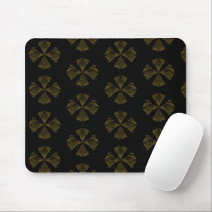 Goldene Blume Mousepad