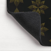 Goldene Blume Mousepad (Ecke)