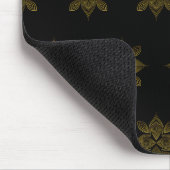 Goldene Blume Mousepad (Ecke)