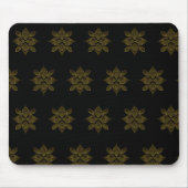 Goldene Blume Mousepad (Vorne)