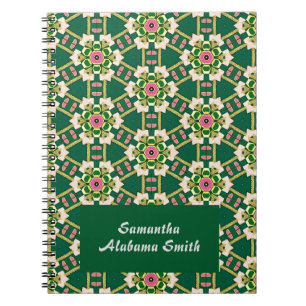 Goldene Blume Notizblock