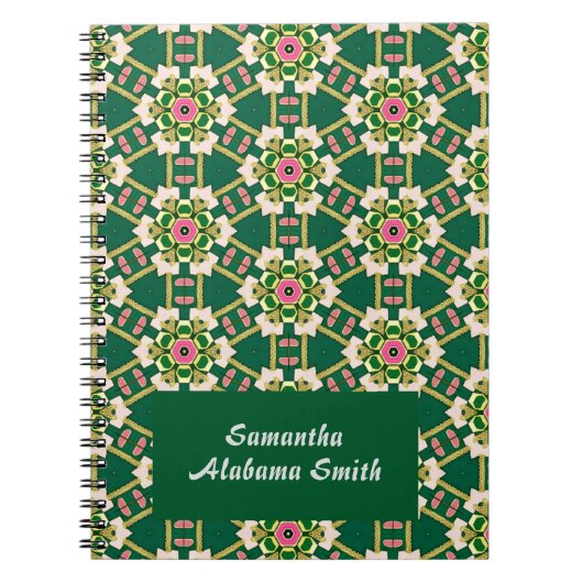 Goldene Blume Notizblock (Vorderseite)