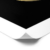 Goldene Blume Poster (Ecke)