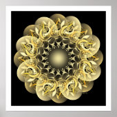 Goldene Blume Poster (Vorne)
