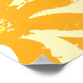 Goldene Blume Poster (Ecke)