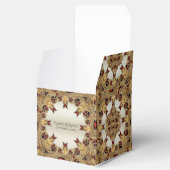 Goldene Blume - Red Gemstone Gevor Box Geschenkschachtel (Geöffnet)