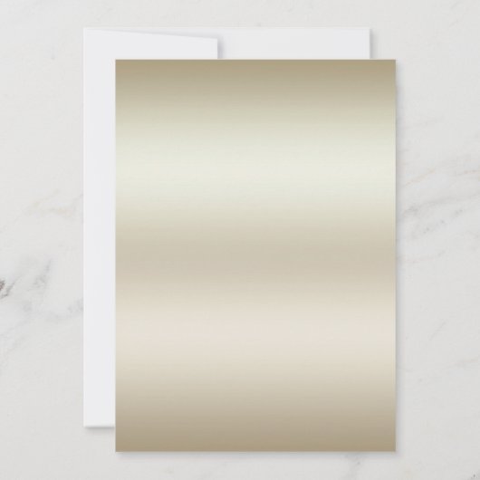 Goldene Blume Roter Gemstone Splendor Save the Dat Date (Rückseite)