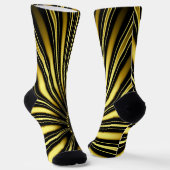 Goldene Blume Socken (Gewinkelt)