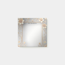 Goldene Blume Stellen Sie Notizen