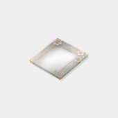 Goldene Blume Stellen Sie Notizen (angewinkelt)