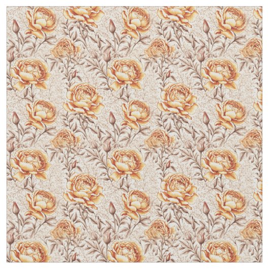 Goldene Blume Stoff (Nahaufnahme)