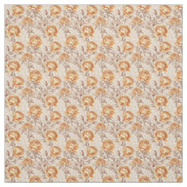 Goldene Blume Stoff