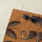 Goldene Blume Strandtuch (Beispiel)