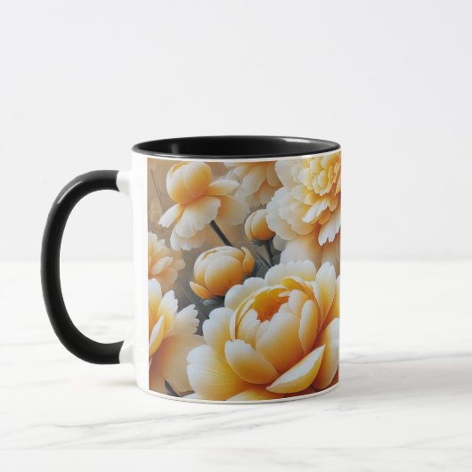 Goldene Blume Tasse (Links)