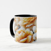 Goldene Blume Tasse (Vorderseite Links)