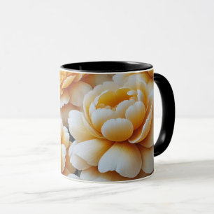 Goldene Blume Tasse