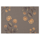 Goldene Blume Tischdecke (Vorderseite (Horizontal))