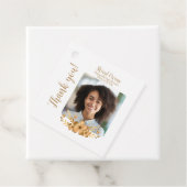 Goldene Blume Uni-Abschluß Geschenkanhänger (Beispiel)