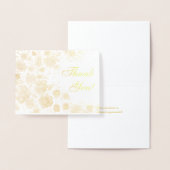 Goldene Blume Vielen Dank Folienkarte (Anzeige)