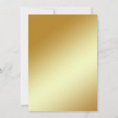 Goldene Blume Wirbel 50 Jahre Einladungen (Rückseite)