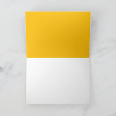 Goldene Blumen Danke ! Karte (Innenseite)