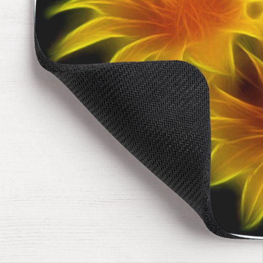 Goldene Blumen Mousepad (Ecke)