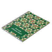 Goldene Blumen Notizblock (Linke Seite)