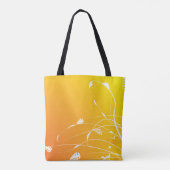 Goldene Blumen-Tasche Tasche (Rückseite)
