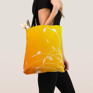 Goldene Blumen-Tasche Tasche
