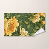 Goldene Blumen-Teppich-Handtuch Handtuch (Handtuch)