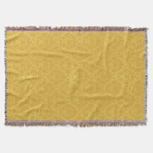 Goldene Blumenluxustapete Decke (Vorderseite)
