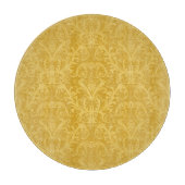 Goldene Blumenluxustapete Schneidebrett (Vorderseite)