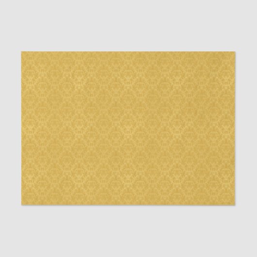 Goldene Blumenluxustapete Seidenpapier (Vorderseite)