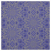 Goldene Blumenmandala - Stoff (Muster)