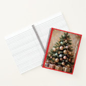 "Goldene Blumenmuster" Notizblock (Innenseite)