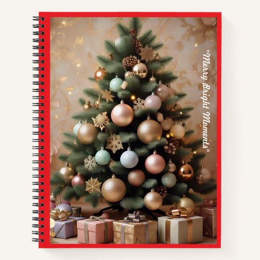 "Goldene Blumenmuster" Notizblock (Vorderseite)