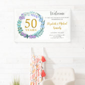Goldene Blumenzeremonie zum 50. Jahrestag Banner (Insitu)