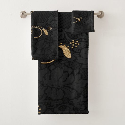 Goldene Blüte Badhandtuch Set (Insitu)