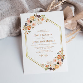 Goldene Blüte Blütenfest Einladung