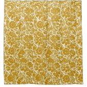 Goldene Blüte Duschvorhang (Vorderseite)