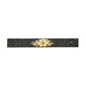 Goldene Blüte Einladungsbanderole (Flach)