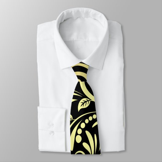 goldene Blüte Krawatte (Gebunden)