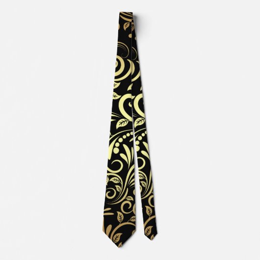 goldene Blüte Krawatte (Vorderseite)