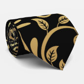 goldene Blüte Krawatte (Gerollt)