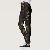 Goldene Blüte Leggings (Links)