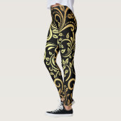 goldene Blüte Leggings (Links)