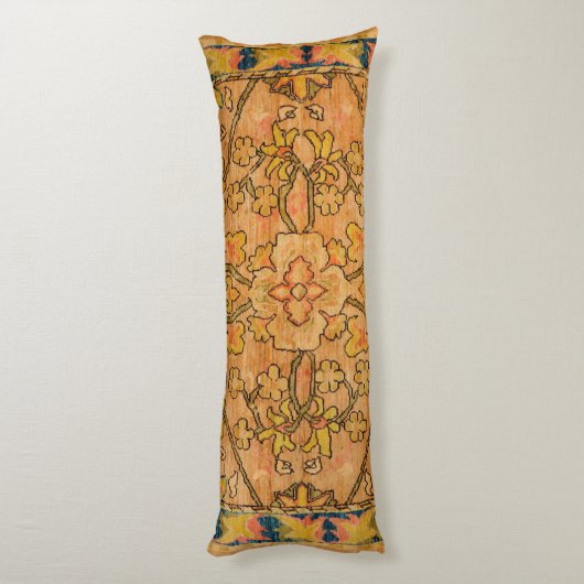 Goldene Blüte Seitenschläferkissen (Rückseite (Vertikal))